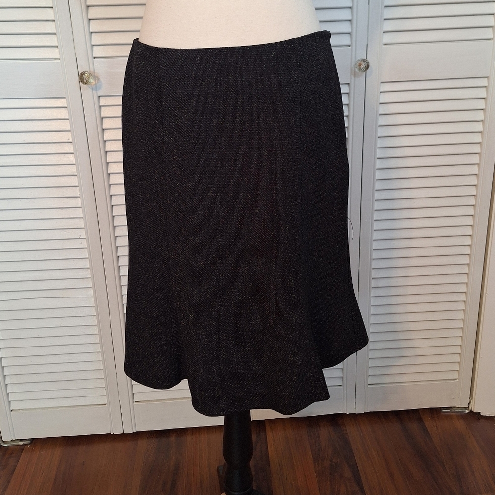 White house black market vtg marbled skirt sz 6 *K - Picture 5 of 6